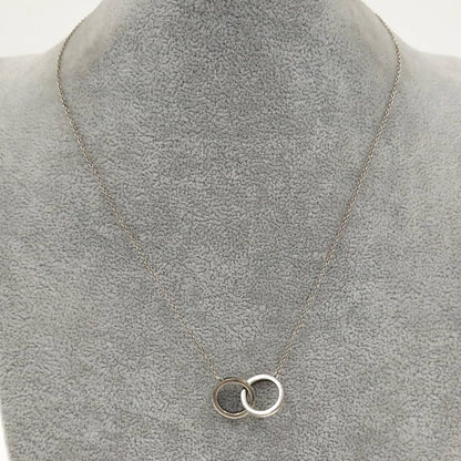 Tiffany & Co Necklace Interlocking Silver — view 8