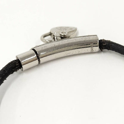 Hermes Bracelet Fantasy Heart Silver Color Black Plated — view 8
