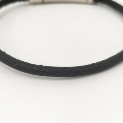 Hermes Bracelet Fantasy Heart Silver Color Black Plated — view 6