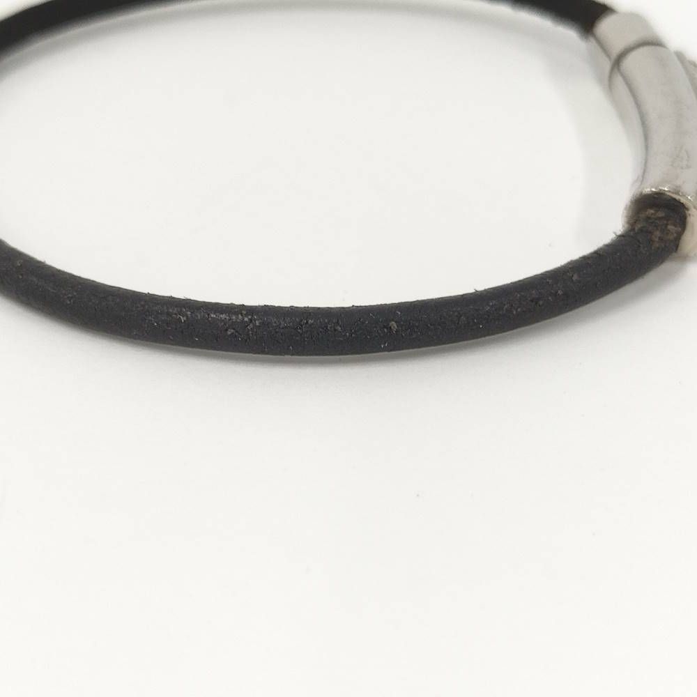 Hermes Bracelet Fantasy Heart Silver Color Black Plated — view 7