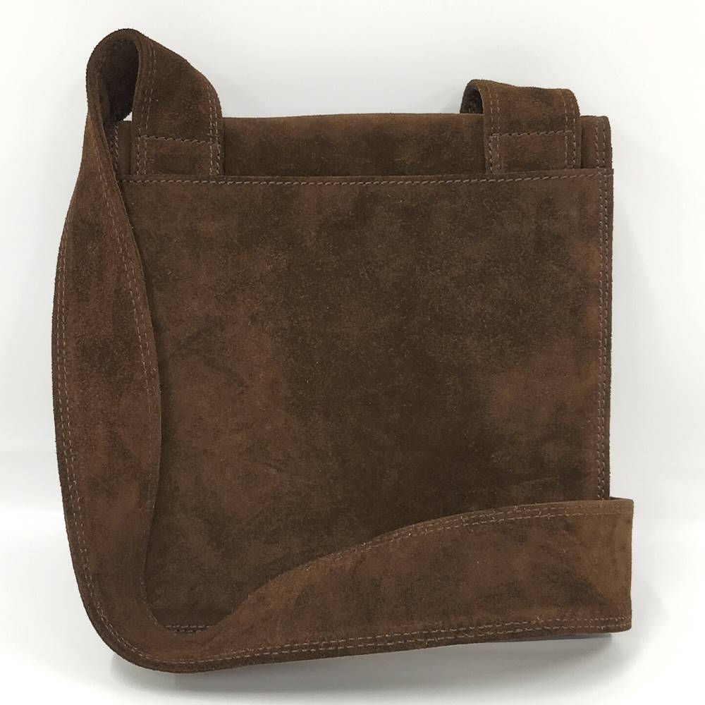 Chanel Shoulder Bag Suede Brown — view 2