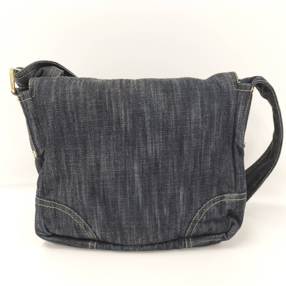 Chanel Sparkling Denim CC Logo Messenger Bag — view 2