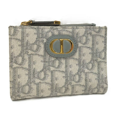 Dior Dahlia Wallet 30 Montaigne Canvas Gray