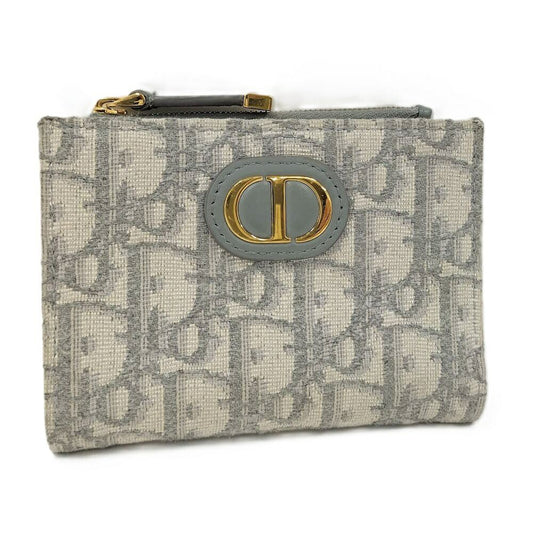 Dior Dahlia Wallet 30 Montaigne Canvas Gray