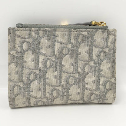 Dior Dahlia Wallet 30 Montaigne Canvas Gray — view 3