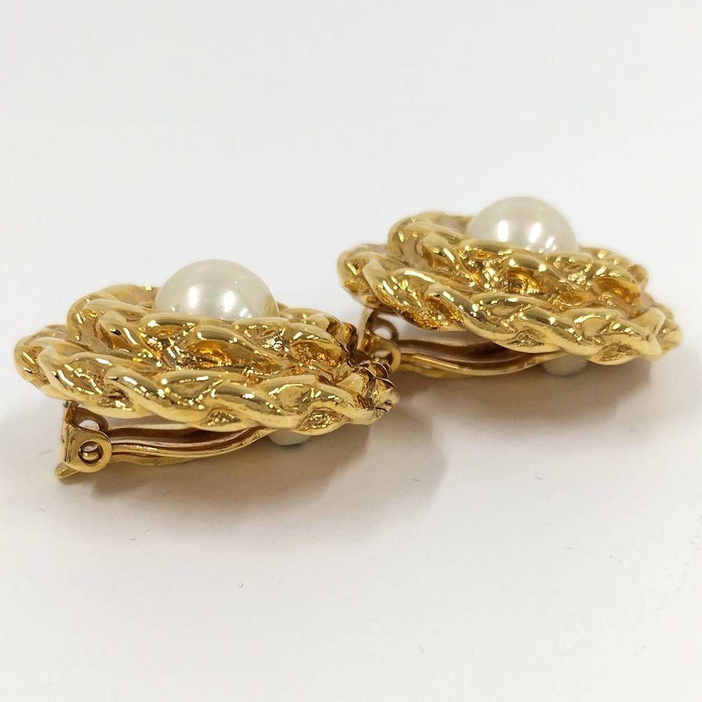 Saint Laurent Earrings Costume Pearl — view 6