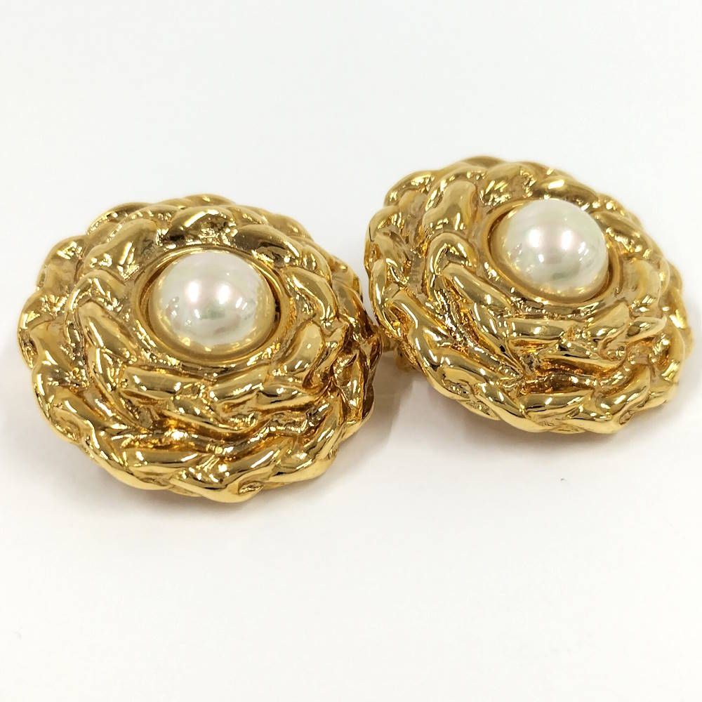 Saint Laurent Earrings Costume Pearl — view 3