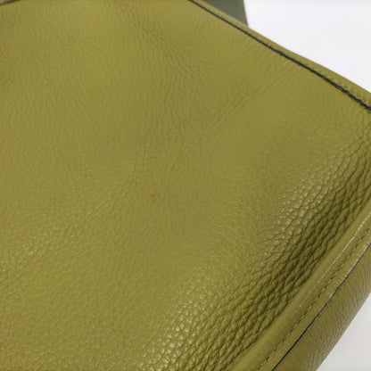 Hermes Evelyne Anise Green Silver Taurillon Clemence Shoulder Bag — view 7