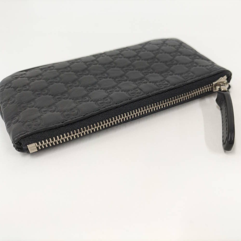 Gucci Coin Case Guccissima Leather Black — view 8