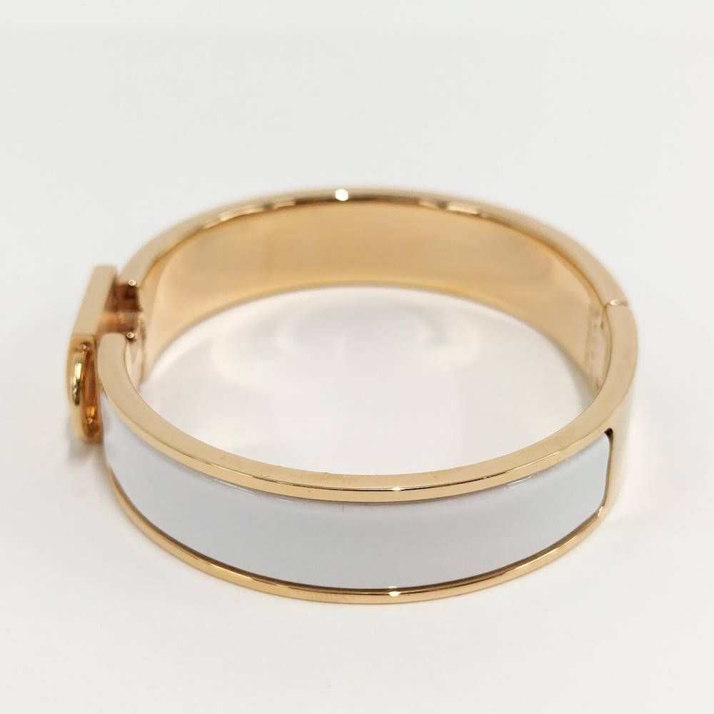 Hermes Clic Cadena PM Gold White Bracelet — view 2