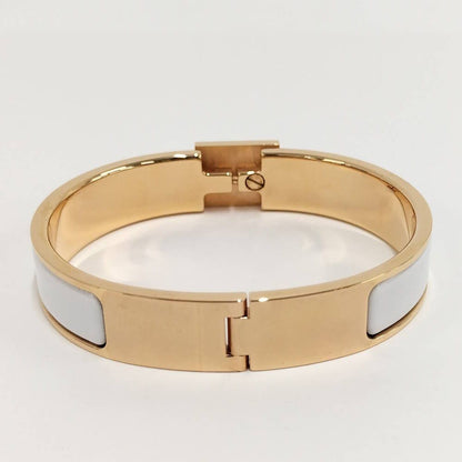 Hermes Clic Cadena PM Gold White Bracelet — view 3