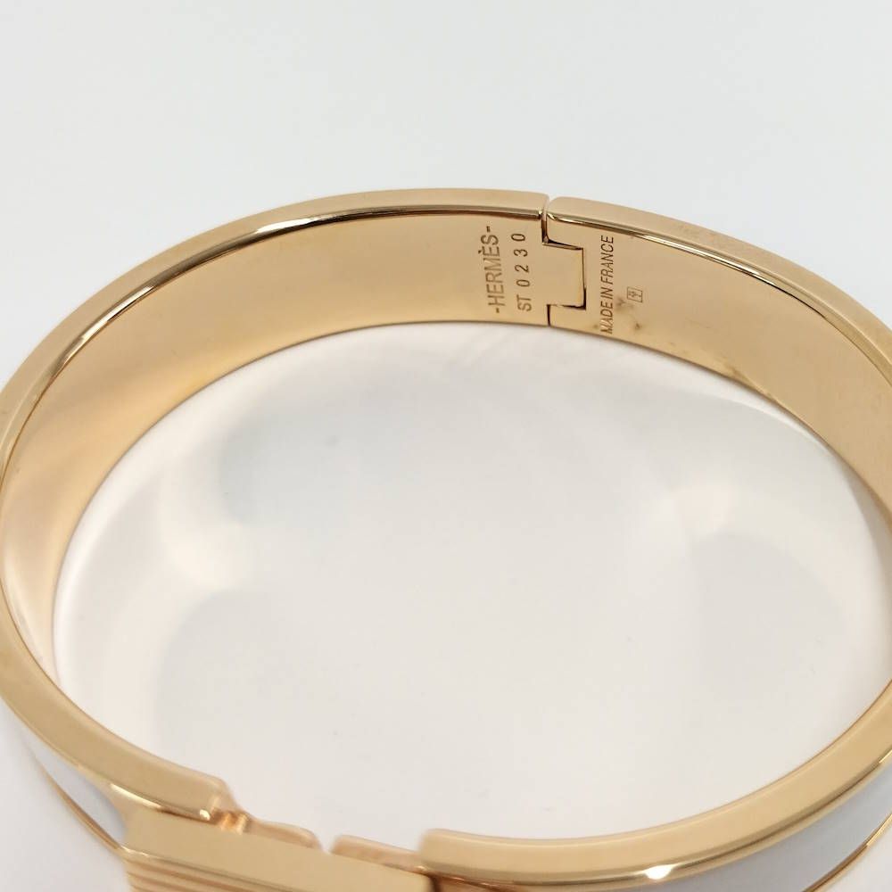 Hermes Clic Cadena PM Gold White Bracelet — view 5