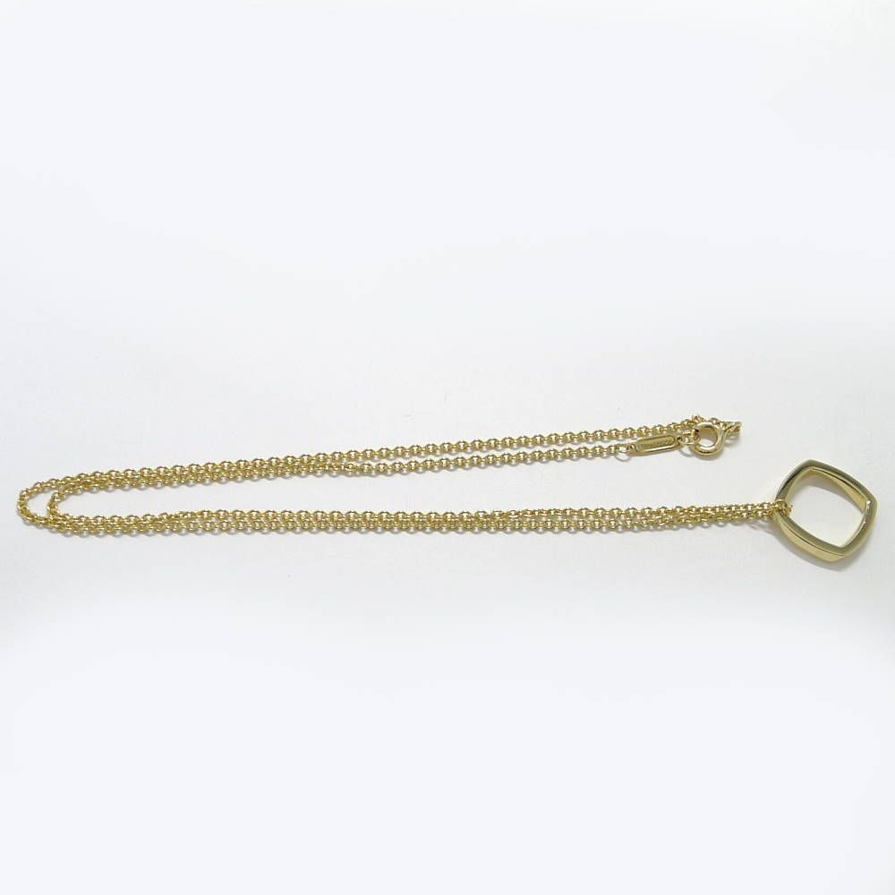 Tiffany & Co Necklace Square Ring 18K Yellow Gold — view 3