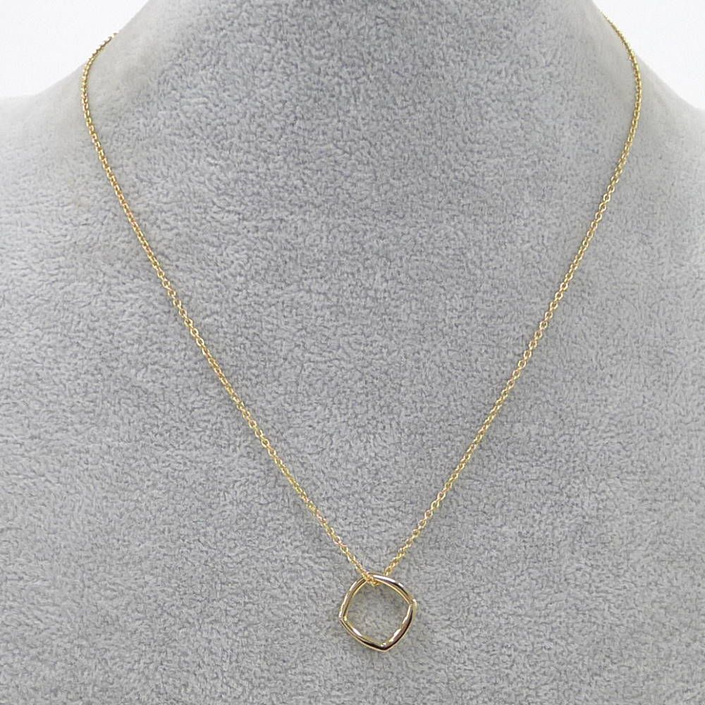 Tiffany & Co Necklace Square Ring 18K Yellow Gold — view 8