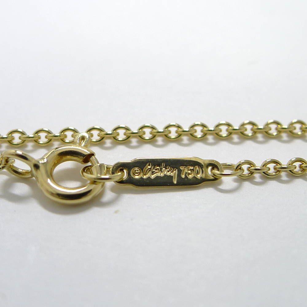 Tiffany & Co Necklace Square Ring 18K Yellow Gold — view 7