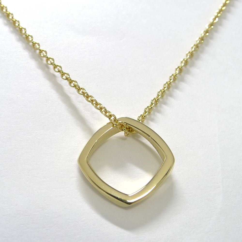 Tiffany & Co Necklace Square Ring 18K Yellow Gold — view 2