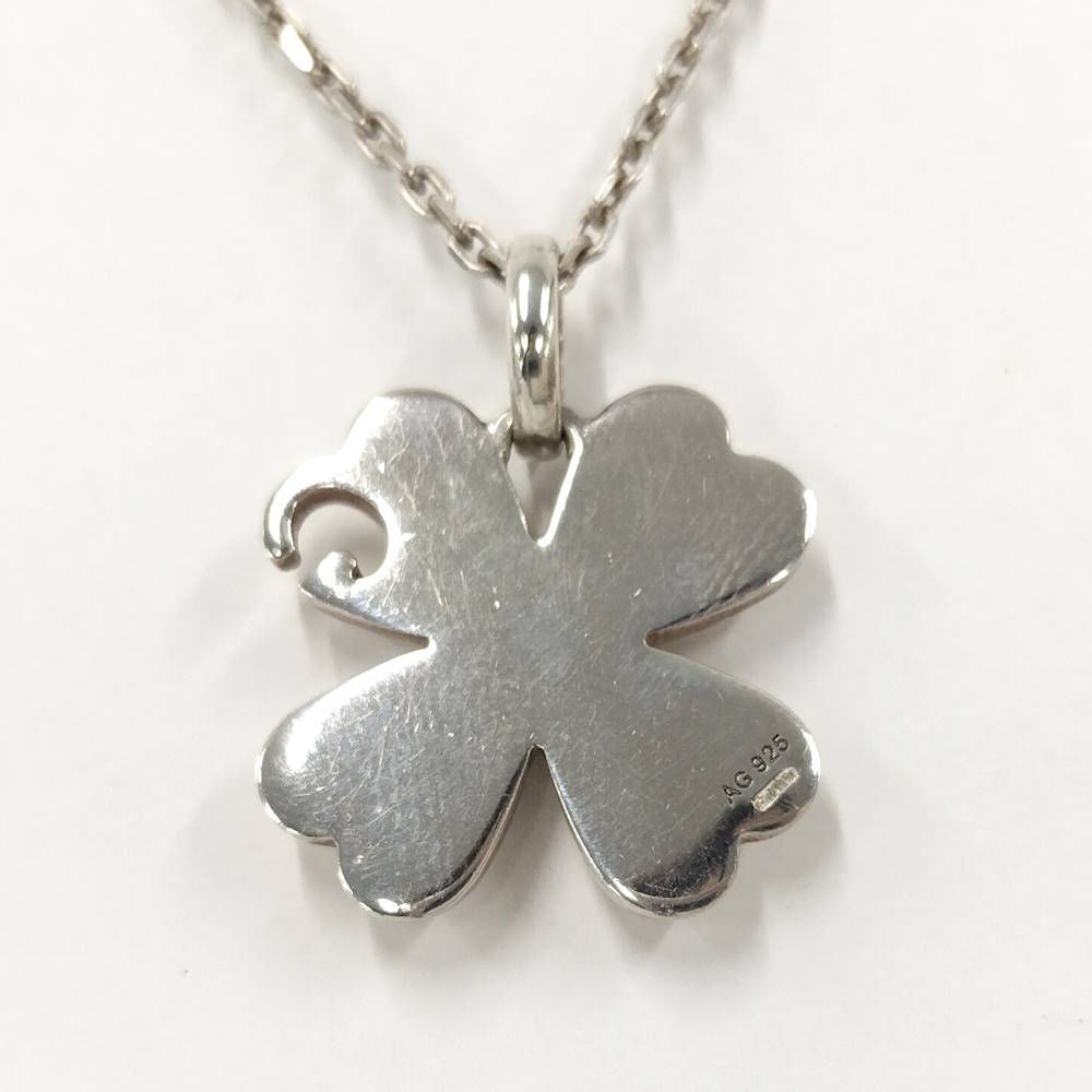 Gucci Clover Necklace Silver — view 2