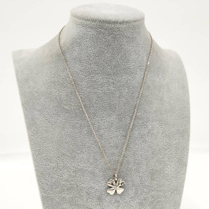 Gucci Clover Necklace Silver — view 6