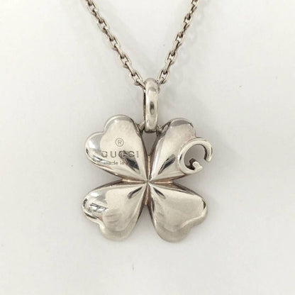 Gucci Clover Necklace Silver