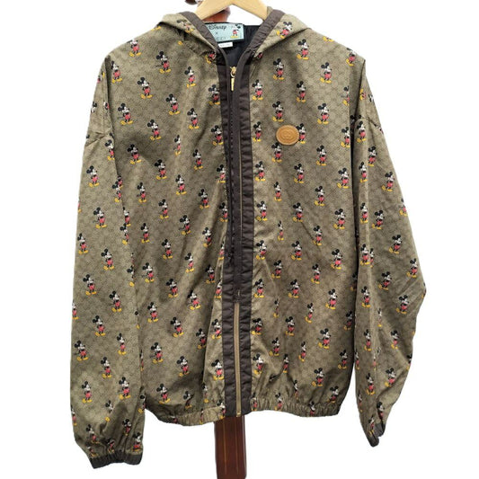 Gucci Nylon Jacket Mickey Mouse S Brown