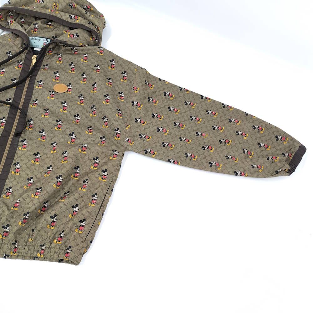 Gucci Nylon Jacket Mickey Mouse S Brown — view 6
