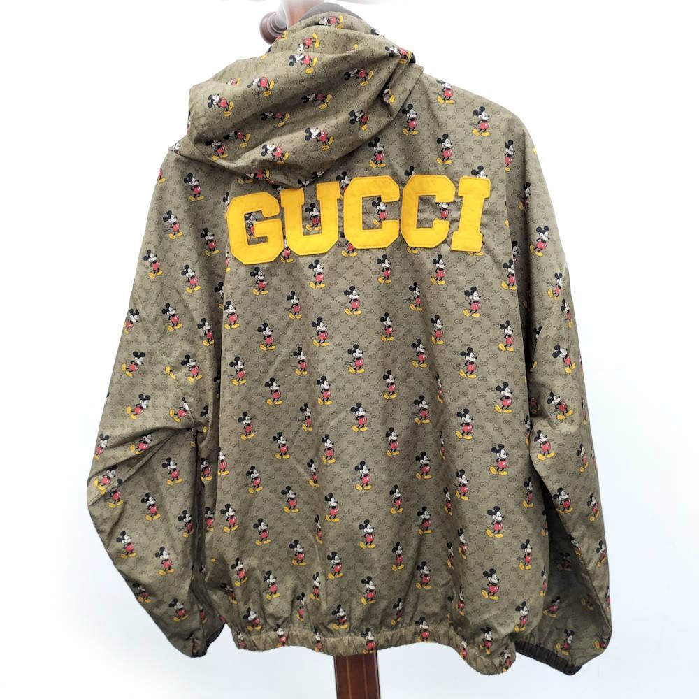 Gucci Nylon Jacket Mickey Mouse S Brown — view 2