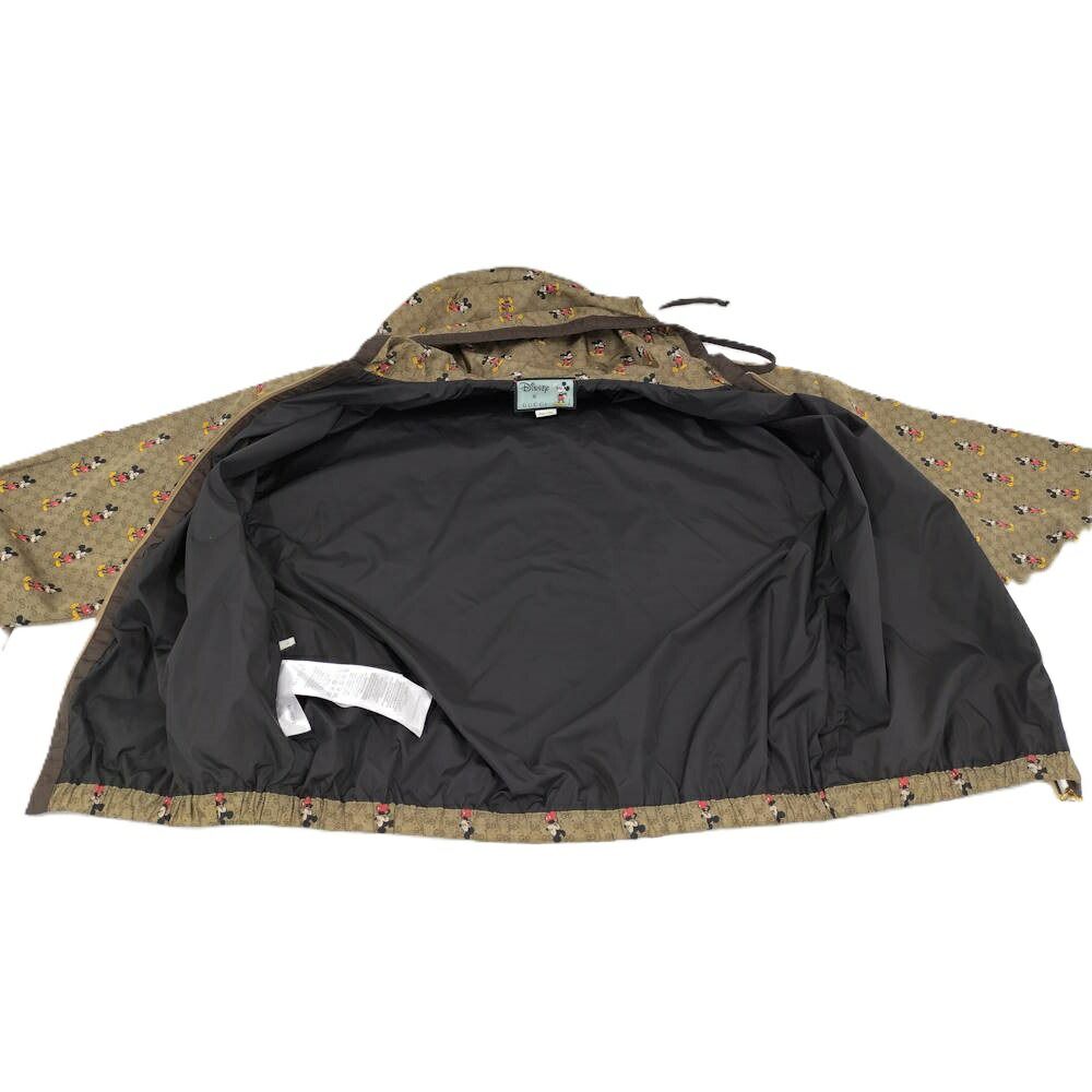 Gucci Nylon Jacket Mickey Mouse S Brown — view 7