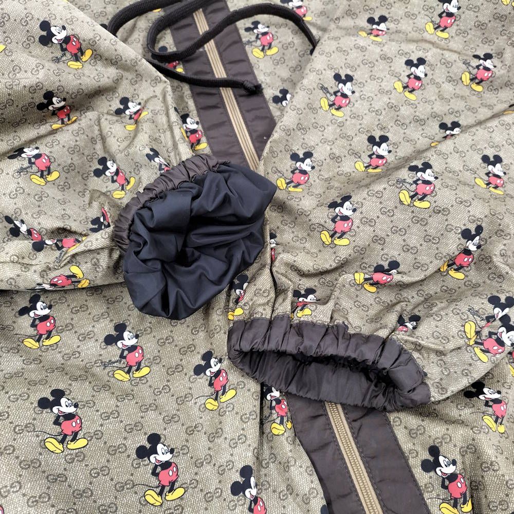 Gucci Nylon Jacket Mickey Mouse S Brown — view 5