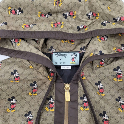 Gucci Nylon Jacket Mickey Mouse S Brown — view 3