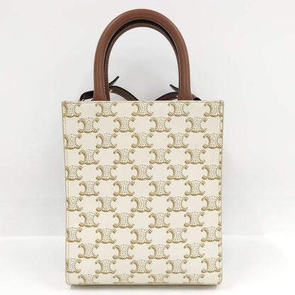 Celine Mini Vertical Cover 2-Way Shoulder Bag Triomphe Canvas — view 2