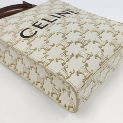 Celine Mini Vertical Cover 2-Way Shoulder Bag Triomphe Canvas — view 3