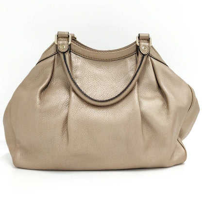 Gucci Handbag Leather Pink Beige — view 2