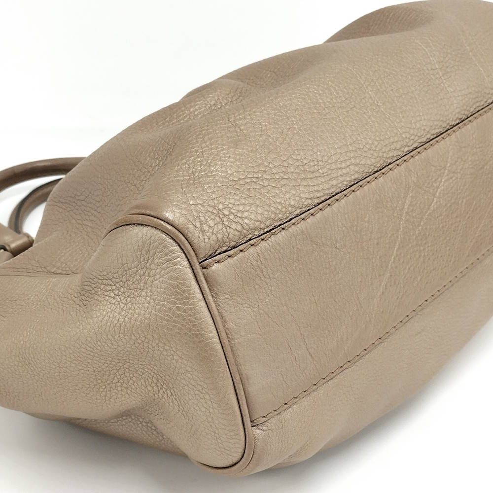 Gucci Handbag Leather Pink Beige — view 4