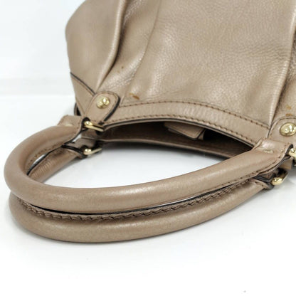 Gucci Handbag Leather Pink Beige — view 6