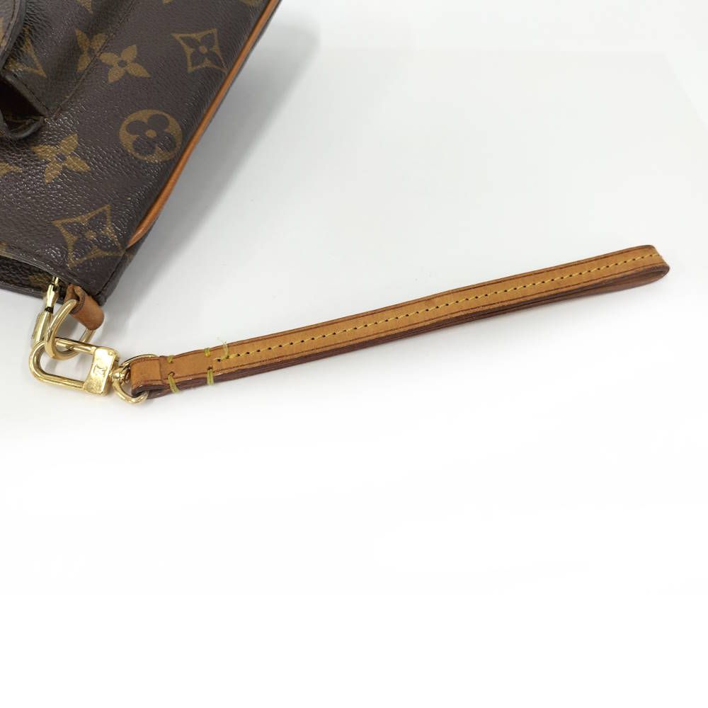 Louis Vuitton Partition Pochette Pouch Monogram Brown — view 4