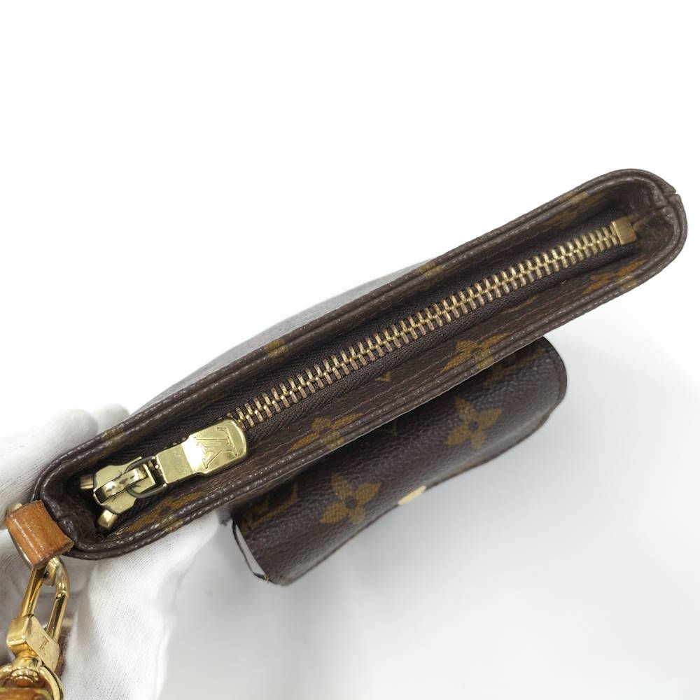 Louis Vuitton Partition Pochette Pouch Monogram Brown — view 8