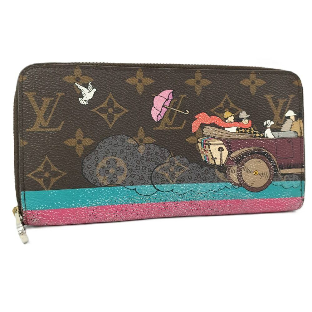 Louis Vuitton Zippy Wallet Zip Around Christmas Limited Monogram Ivasion