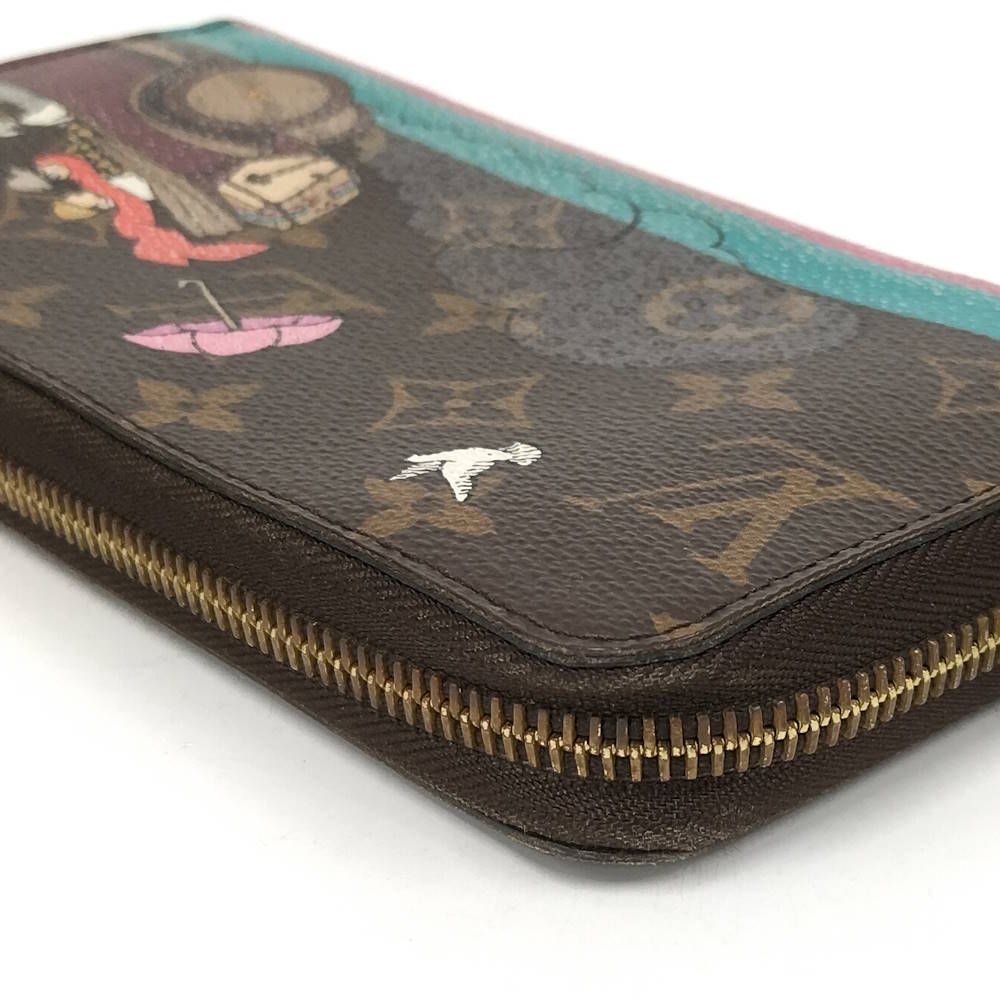 Louis Vuitton Zippy Wallet Zip Around Christmas Limited Monogram Ivasion — view 4