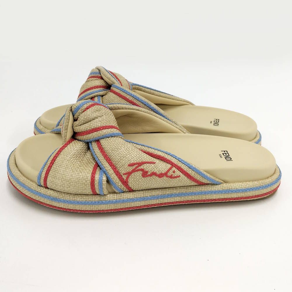 Fendi Sandals Raffia — view 2