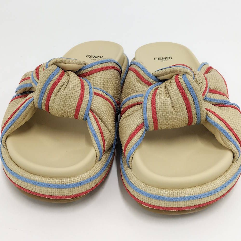 Fendi Sandals Raffia — view 4