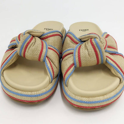 Fendi Sandals Raffia — view 4