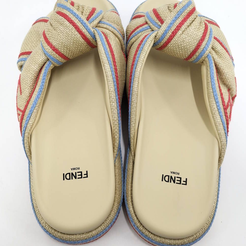 Fendi Sandals Raffia — view 7