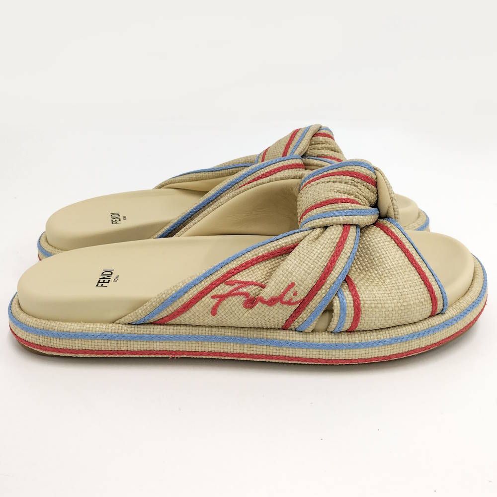 Fendi Sandals Raffia — view 3