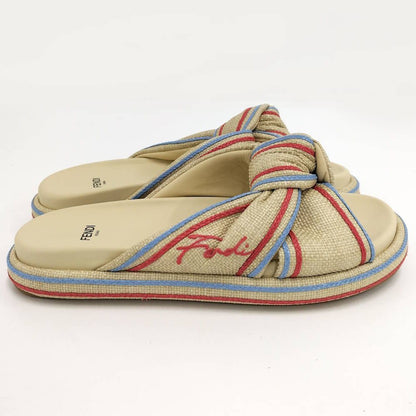 Fendi Sandals Raffia — view 3