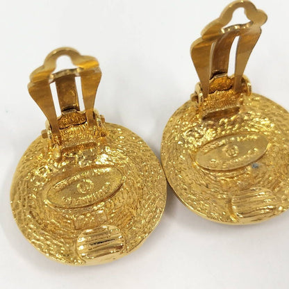 Chanel Earrings CC Logo Gold Plated — view 7