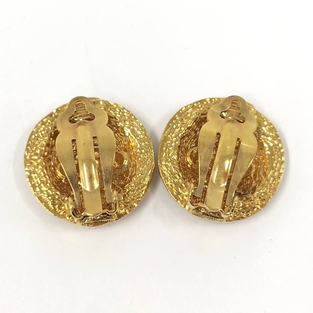 Chanel Earrings CC Logo Gold Plated — view 2