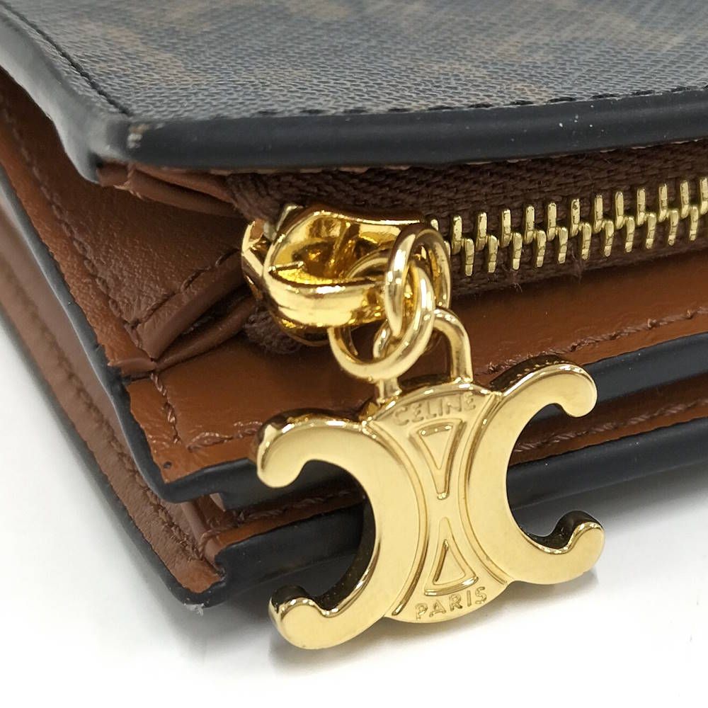 Celine Triomphe Compact Wallet — view 7