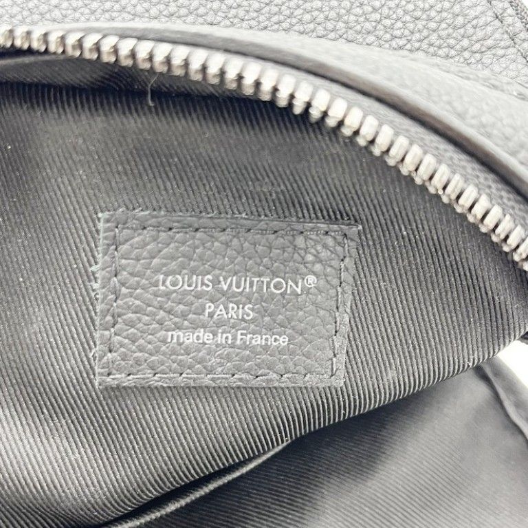 Louis Vuitton Belt Bag Avenue Black Damoflage Silver — view 8