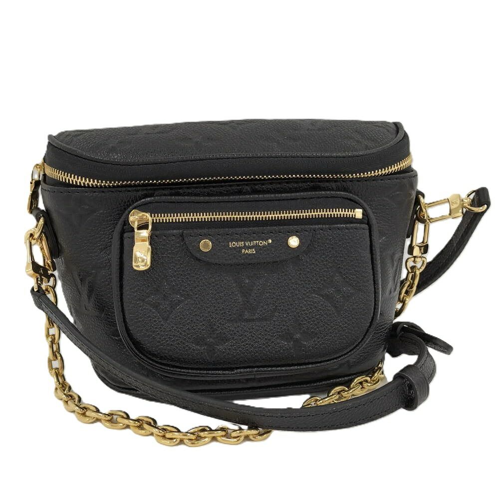 Louis Vuitton Mini Bum Bag Monogram Empreinte Black