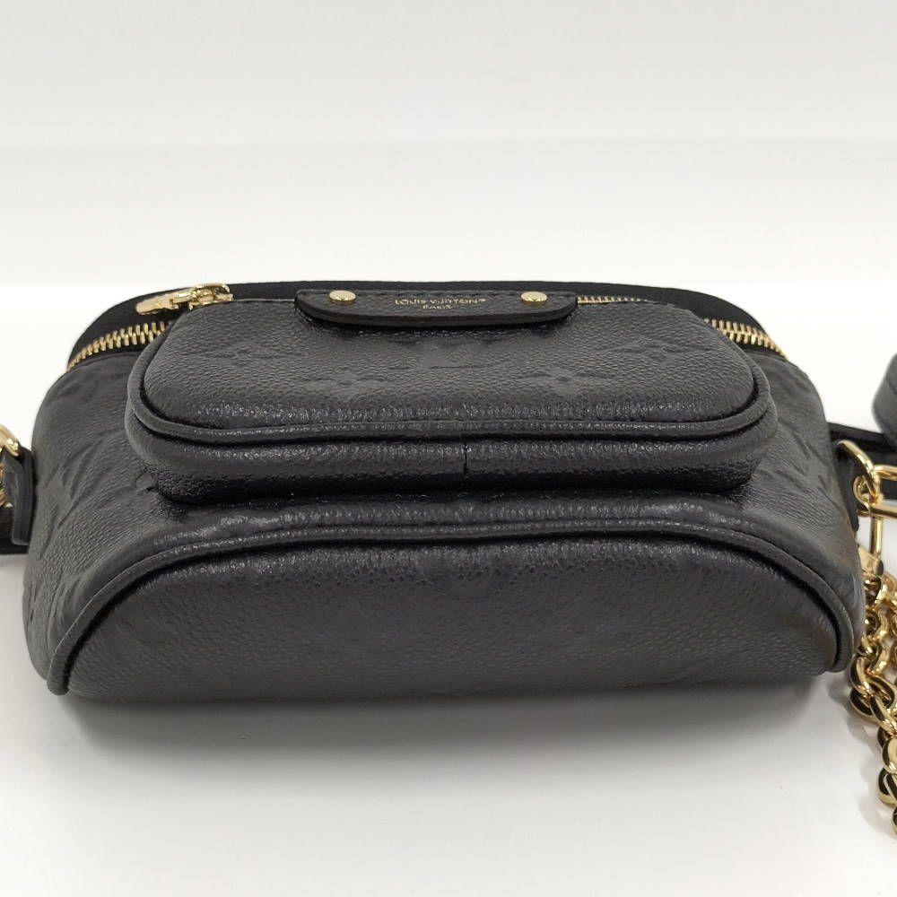 Louis Vuitton Mini Bum Bag Monogram Empreinte Black — view 5